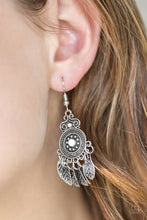 Load image into Gallery viewer, Paparazzi Lower East WILDSIDE - White Earrings
