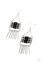 Load image into Gallery viewer, Paparazzi Tribal Tapestry - Black Earrings
