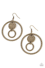 Load image into Gallery viewer, Paparazzi Mojave Metal Art - Brass Earrings
