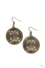 Load image into Gallery viewer, Paparazzi Dubai Decor - Brass Earrings
