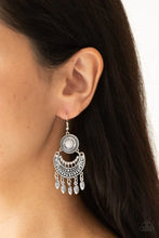 Load image into Gallery viewer, Paparazzi Mantra To Mantra - Silver Earrings
