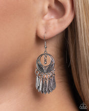 Load image into Gallery viewer, Paparazzi PRAIRIE For Me - Silver Earrings
