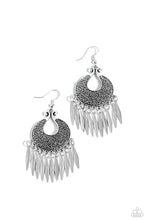 Load image into Gallery viewer, Paparazzi Tribal Charm - Silver Earrings
