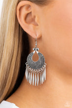 Load image into Gallery viewer, Paparazzi Tribal Charm - Silver Earrings
