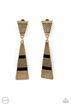 Load image into Gallery viewer, Paparazzi Safari Seeker - Brass Earrings
