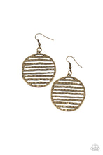 Load image into Gallery viewer, Paparazzi Sunrise Stunner - Brass Earrings
