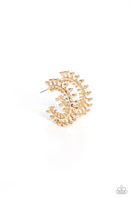 Load image into Gallery viewer, Paparazzi The Way You Make Me Wheel - Gold Earrings
