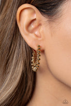 Load image into Gallery viewer, Paparazzi The Way You Make Me Wheel - Gold Earrings
