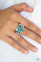 Load image into Gallery viewer, Paparazzi Blink Back TIERS - Blue Ring

