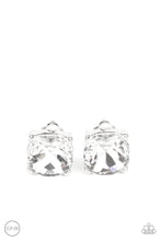 Load image into Gallery viewer, Paparazzi Bombshell Brilliance - White Earrings

