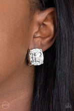 Load image into Gallery viewer, Paparazzi Bombshell Brilliance - White Earrings
