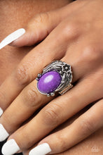 Load image into Gallery viewer, Paparazzi Serrated Style - Purple Ring
