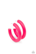 Load image into Gallery viewer, Paparazzi Woodsy Wonder - Pink Earring
