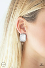 Load image into Gallery viewer, Paparazzi Insta Famous - White Earrings
