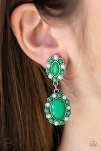 Load image into Gallery viewer, Paparazzi Positively Pampered - Green Earrings
