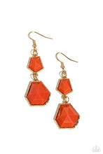 Load image into Gallery viewer, Paparazzi Rio Relic - Orange Earrings
