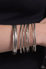 Load image into Gallery viewer, Paparazzi Stackable Stunner - Silver Bracelet

