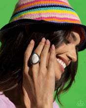 Load image into Gallery viewer, Paparazzi Tundra Rotunda - White Ring
