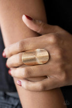 Load image into Gallery viewer, Paparazzi Urban Labyrinth - Gold Ring
