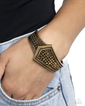 Load image into Gallery viewer, Paparazzi Order Of The Arrow - Brass Bracelet
