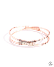 Load image into Gallery viewer, Paparazzi Tactile Thrill - Copper Bracelet
