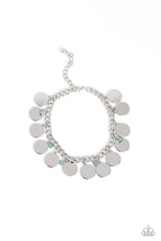 Load image into Gallery viewer, Paparazzi Dreamy Discs - Green Bracelet
