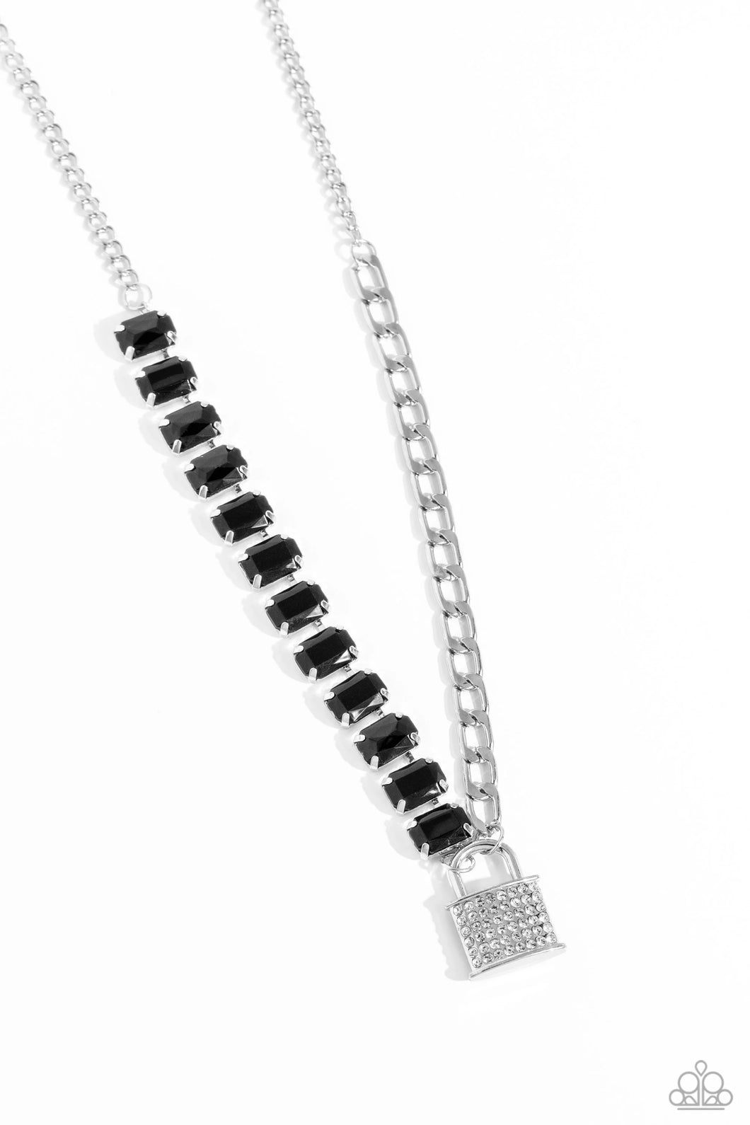 Paparazzi Lock And Roll - Black Necklace