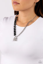 Load image into Gallery viewer, Paparazzi Lock And Roll - Black Necklace
