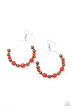 Load image into Gallery viewer, Paparazzi Forestry Fashion - Red Earrings
