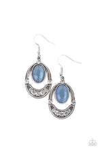Load image into Gallery viewer, Paparazzi Serene Shimmer - Blue Earrings

