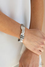 Load image into Gallery viewer, Paparazzi Absolutely Appliqué - Silver Bracelet
