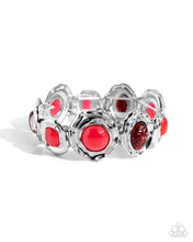 Load image into Gallery viewer, Paparazzi Hammered High - Red Bracelet

