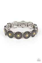 Load image into Gallery viewer, Paparazzi Granada Garden Party - Yellow Bracelet
