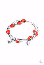 Load image into Gallery viewer, Paparazzi Terrazzo Territory - Red Bracelet
