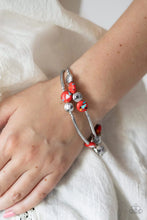 Load image into Gallery viewer, Paparazzi Terrazzo Territory - Red Bracelet
