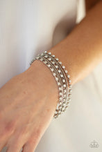 Load image into Gallery viewer, Paparazzi That’s A Smash - White Bracelet
