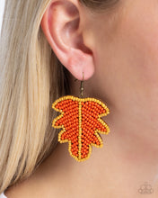 Load image into Gallery viewer, Paparazzi The FROND Page - Orange Earrings

