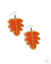 Load image into Gallery viewer, Paparazzi The FROND Page - Orange Earrings
