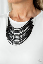 Load image into Gallery viewer, Paparazzi Catwalk Queen - Black Necklace
