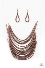 Load image into Gallery viewer, Paparazzi Catwalk Queen - Copper Necklace
