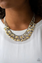 Load image into Gallery viewer, Paparazzi Pebble Pioneer - Yellow Necklace
