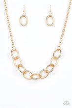 Load image into Gallery viewer, Paparazzi Boldly Bronx - Gold Necklace
