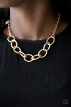 Load image into Gallery viewer, Paparazzi Boldly Bronx - Gold Necklace
