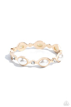 Load image into Gallery viewer, Paparazzi Are You Gonna Be My PEARL - Gold Bracelet

