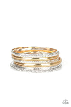 Load image into Gallery viewer, Paparazzi Hit The STACK - Silver Bracelet
