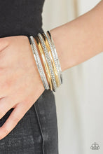Load image into Gallery viewer, Paparazzi Hit The STACK - Silver Bracelet

