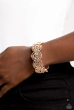 Load image into Gallery viewer, Paparazzi Portico Picnic - Rose Gold Bracelet
