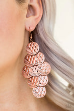 Load image into Gallery viewer, Paparazzi The Party Animal - Copper Earrings
