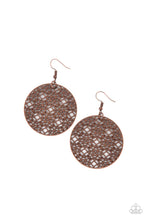Load image into Gallery viewer, Paparazzi Metallic Mosaic - Copper Earrings
