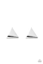 Load image into Gallery viewer, Paparazzi Die TRI-ing - Silver Earrings
